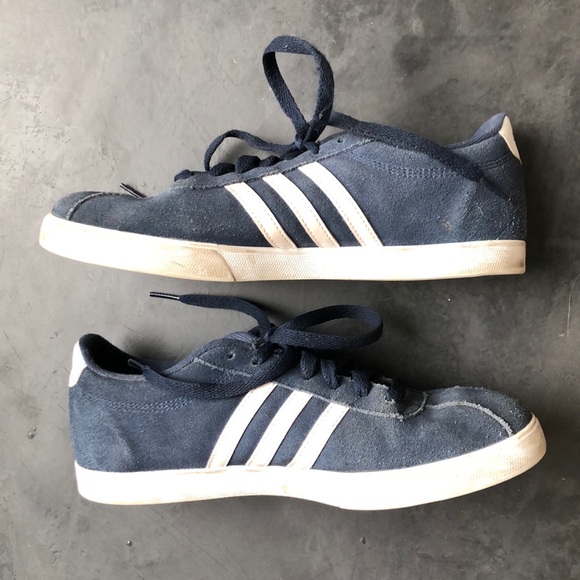 adidas neo blue suede
